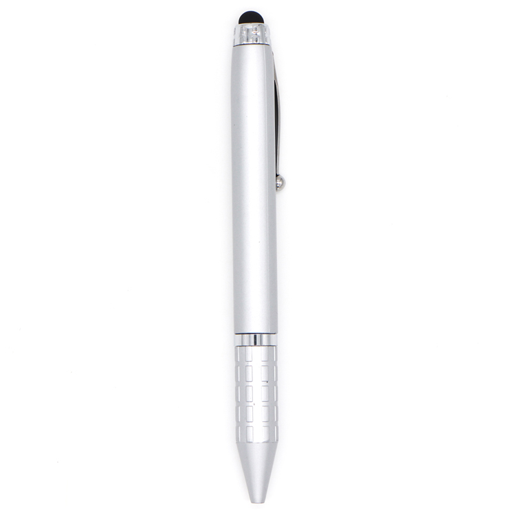 Custom logo touch screen plastic rotating ballpoint pen made in China